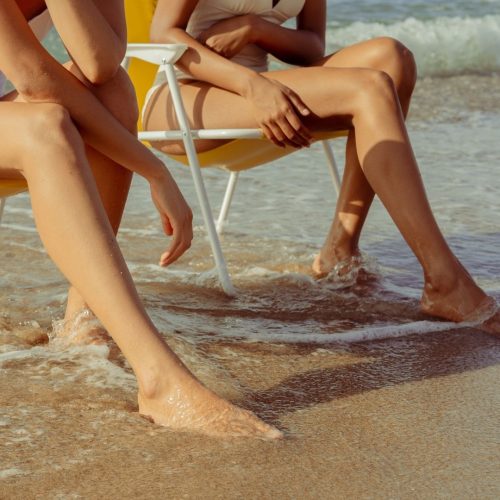 gambe donna d'estate